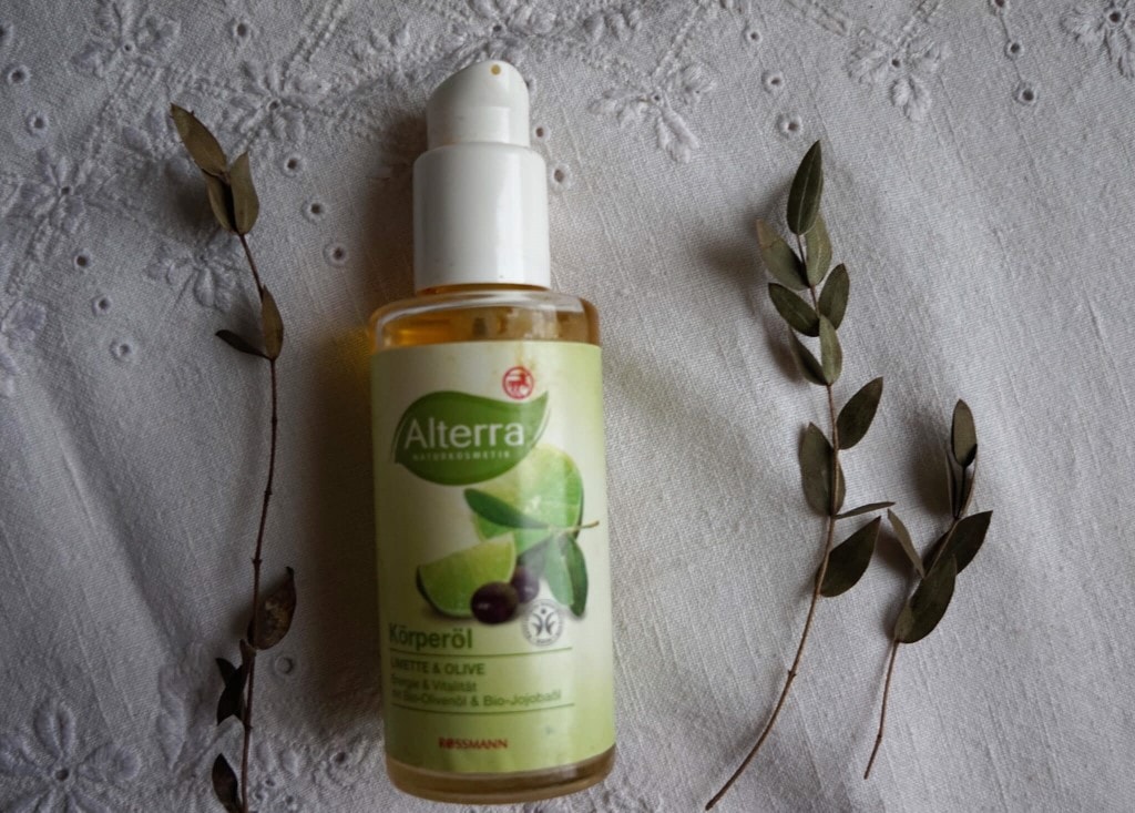 Alterra Body oil with lime and olive oil