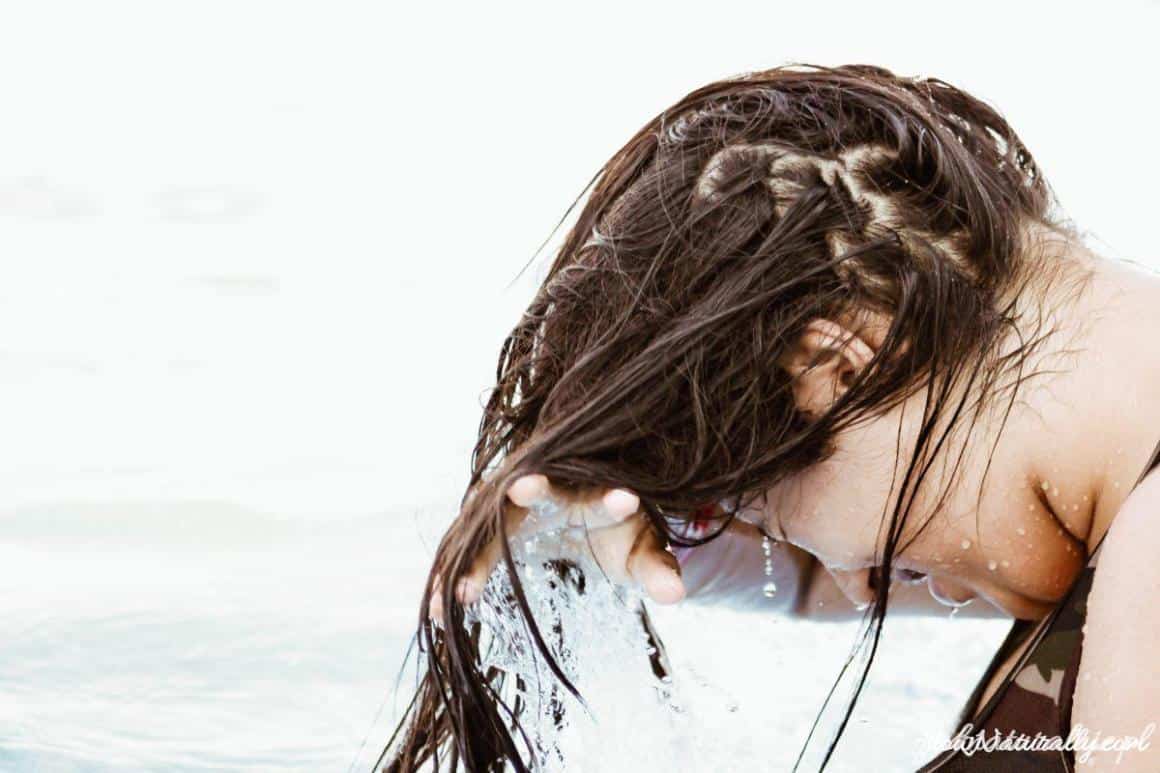 Washing hair with Micellar Cleansing Water – no poo
