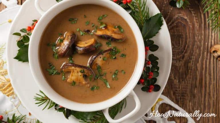 Mushroom soup, Christmas Eve special dish