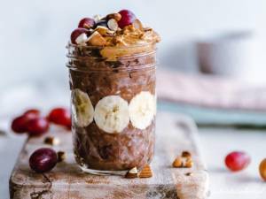 Chocolate porridge | delicious and healthy fit breakfast