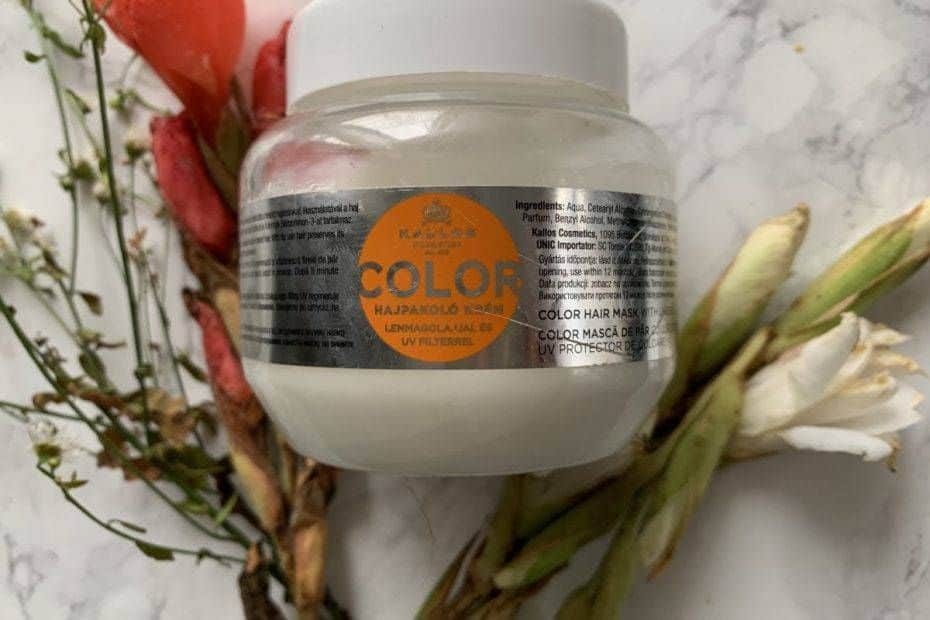 Kallos Color, hair mask with linseed oil and UV filter
