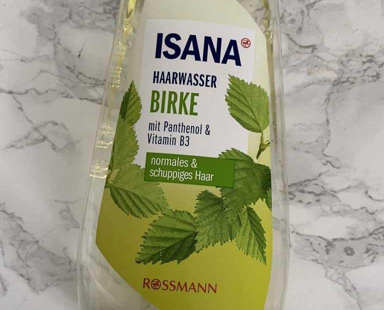 Isana, birch hair water – the cheapest hair growth lotion