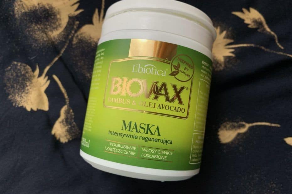 Biovax, regenerating mask, bamboo and avocado oil