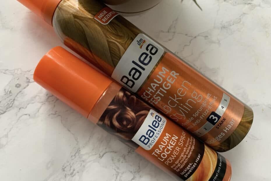 Balea Locken, the cheap mousse and spray for curly hair
